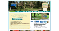 Desktop Screenshot of hotel-zumblauendach.de